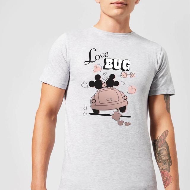 Disney Mickey Mouse Love Bug T-Shirt - Grey - S on Productcaster.