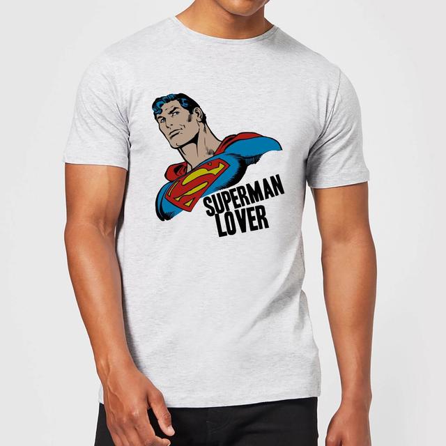 DC Comics Superman Lover T-Shirt - Grau - S - Grey on Productcaster.