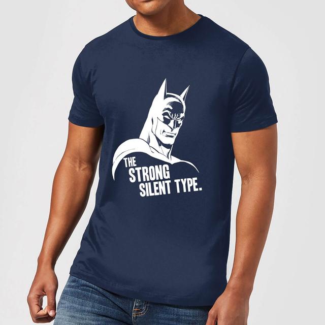 T-Shirt Homme The Strong Silent Type - Batman (DC Comics) - Bleu Marine - M on Productcaster.