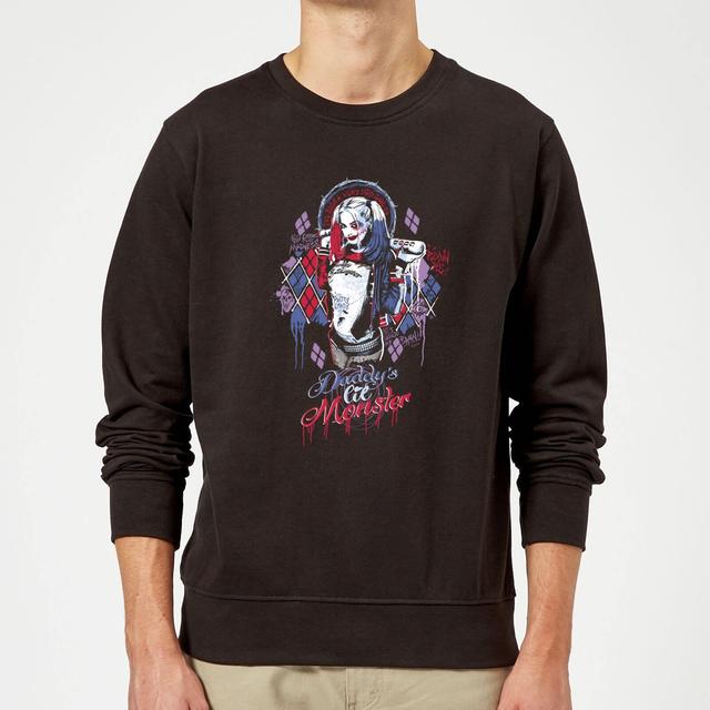 DC Comics Suicide Squad Daddys Lil Monster Pullover - Schwarz - M on Productcaster.