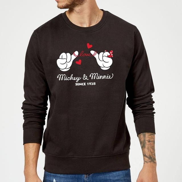 Sudadera Disney Mickey Mouse Love Mickey & Minnie - Hombre - Negro - M on Productcaster.