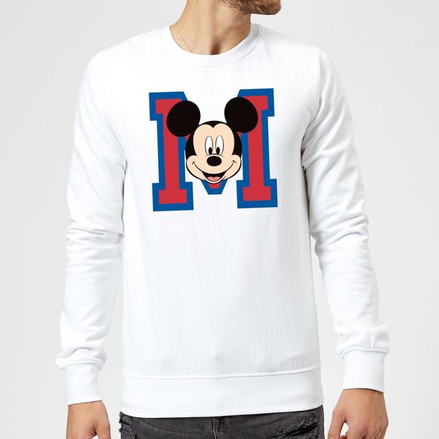 Disney Mickey Mouse M-Face Sweatshirt - White - L on Productcaster.