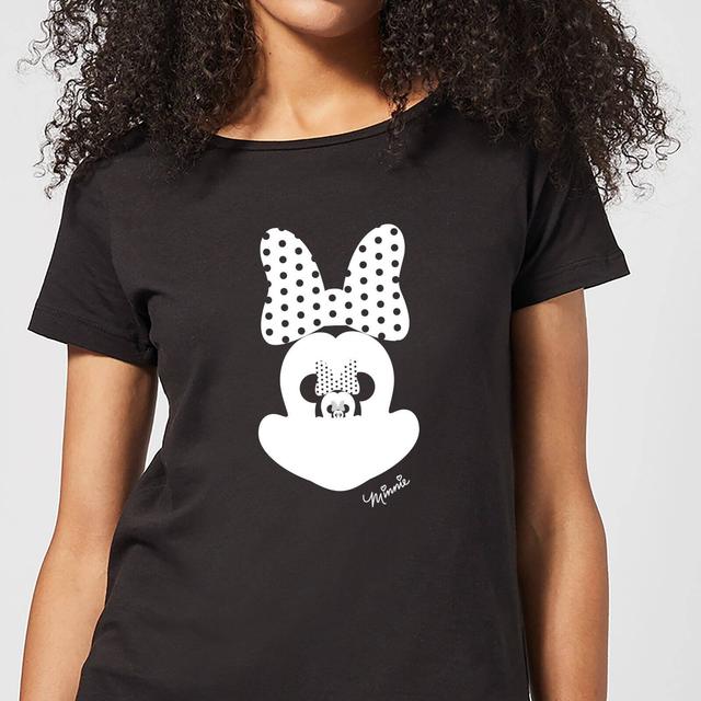 Disney Minnie Mouse Spiegel Illusie Dames T-shirt - Zwart - S - Zwart on Productcaster.