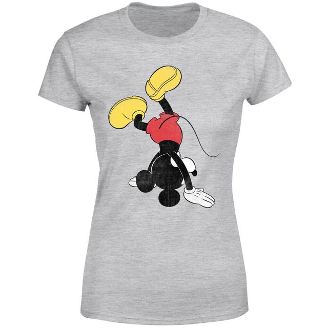 Disney Mickey Mouse Upside Down Women's T-Shirt - Grey - M - Grey on Productcaster.