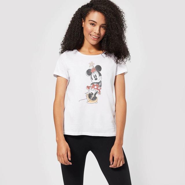 Disney Minnie Mouse Dames T-shirt - Wit - M - Wit on Productcaster.