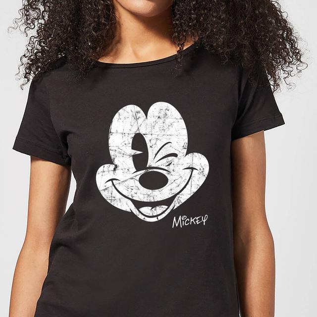 Disney Mickey Mouse T-shirt Vervaagd - Dames - Zwart on Productcaster.