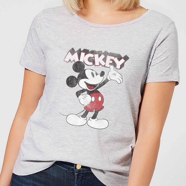 Disney Mickey Mouse Präsentiert Frauen T-Shirt - Grau - 5XL on Productcaster.