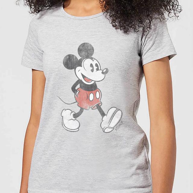 Camiseta Disney Mickey Mouse Andando - Mujer - Gris - 3XL on Productcaster.