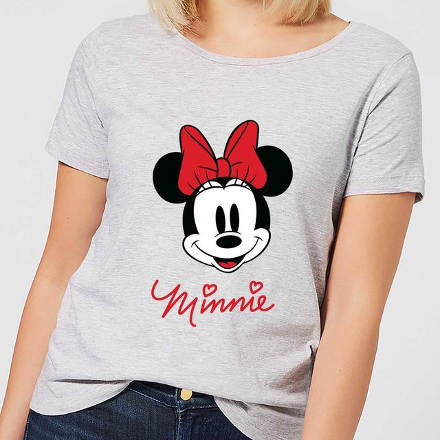 Camiseta Disney Mickey Mouse Minnie Cara - Mujer - Gris - XXL on Productcaster.