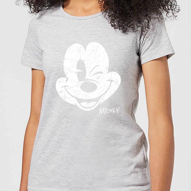 Camiseta Disney Mickey Mouse Guiño - Mujer - Gris - XL on Productcaster.