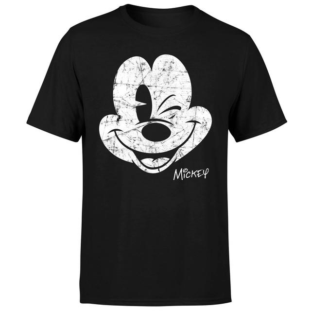 Camiseta Disney Mickey Mouse Guiño - Hombre - Negro - S on Productcaster.