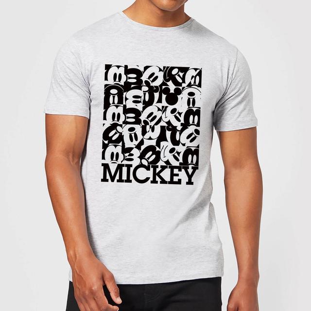 Disney Mickey Mouse Block Grid T-Shirt - Grau - XL on Productcaster.