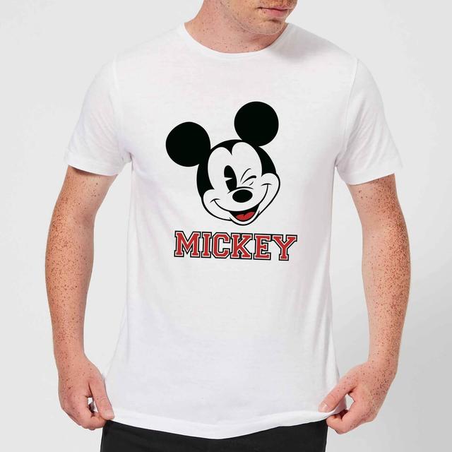 Camiseta Disney Mickey Mouse Guiño - Hombre - Blanco - XL on Productcaster.