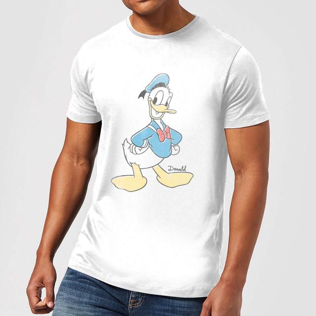 Camiseta Disney Mickey Mouse Donald Pose Clásico - Hombre - Blanco - M on Productcaster.