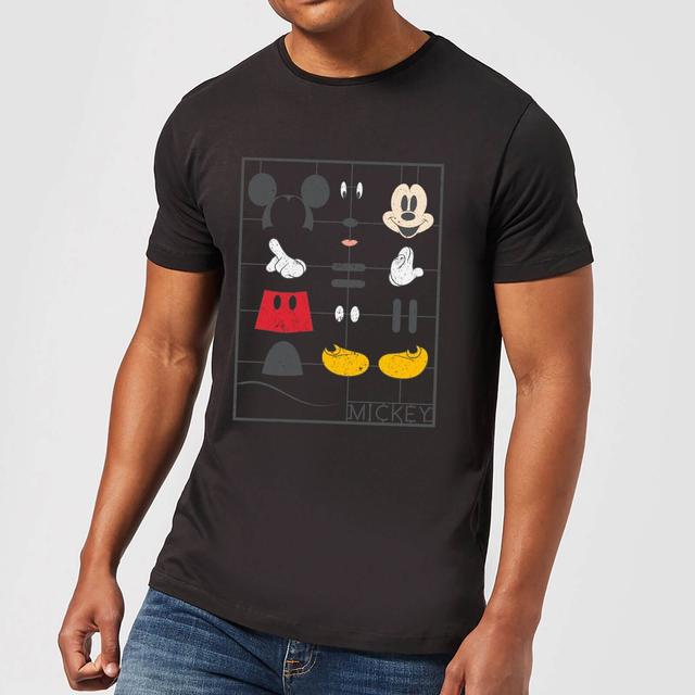 Disney Mickey Mouse T-shirt Bouwpakket - Heren - Zwart on Productcaster.