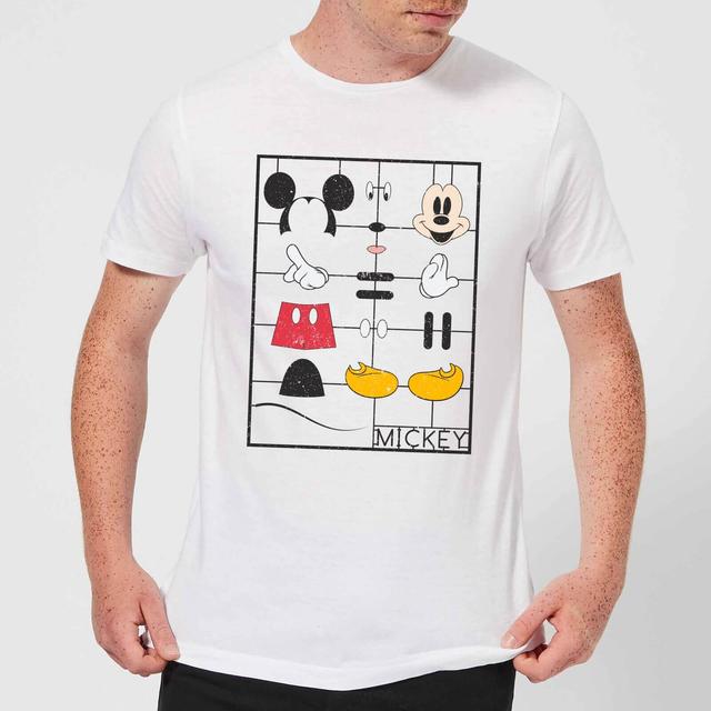 Camiseta Disney Mickey Mouse Kit de Construcción - Hombre - Blanco - M - Blanco on Productcaster.