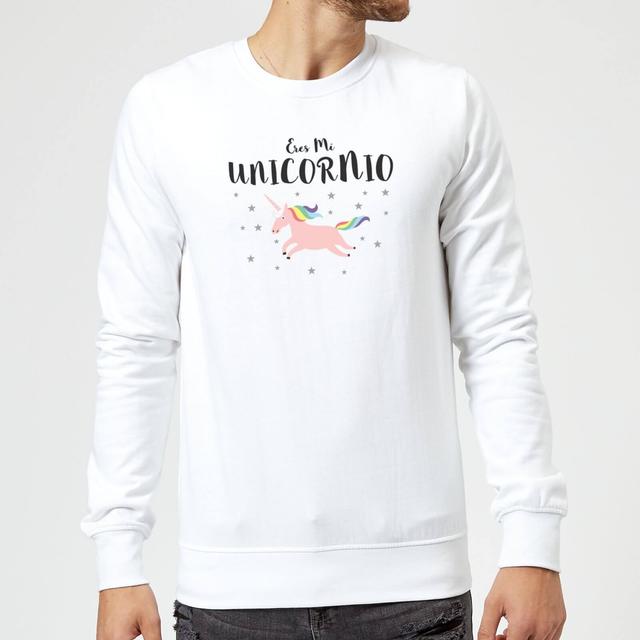 Eres Mi Unicornio Pullover - Weiß - M - Weiß on Productcaster.