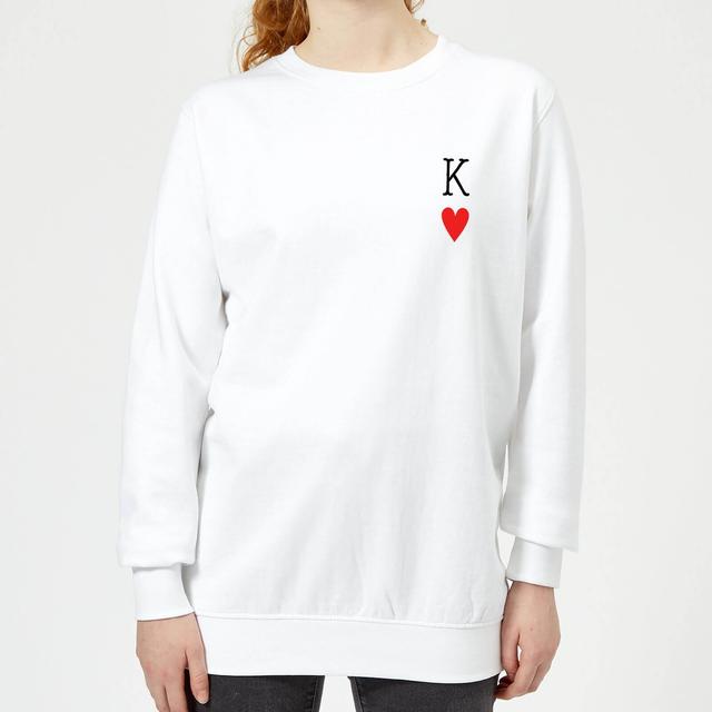 King Of Hearts Frauen Pullover - Weiß - XL - Weiß on Productcaster.