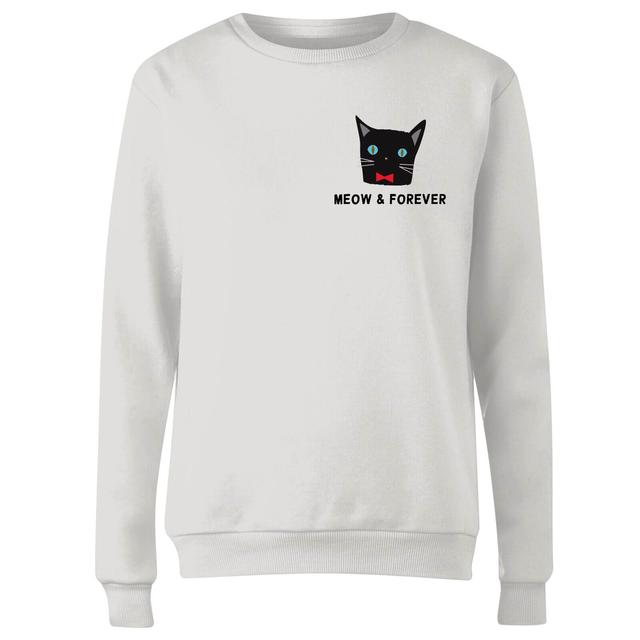 Meow & Forever Frauen Pullover - Weiß - L - Weiß on Productcaster.