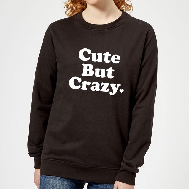 Cute But Crazy Frauen Pullover - Schwarz - S - Schwarz on Productcaster.