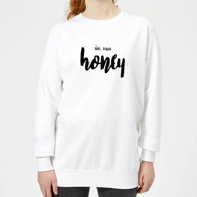 Uh Huh Honey Frauen Pullover - Weiß - S on Productcaster.