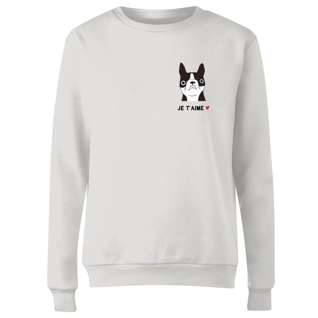 Je'Taime Frauen Pullover - Weiß - M - Weiß on Productcaster.