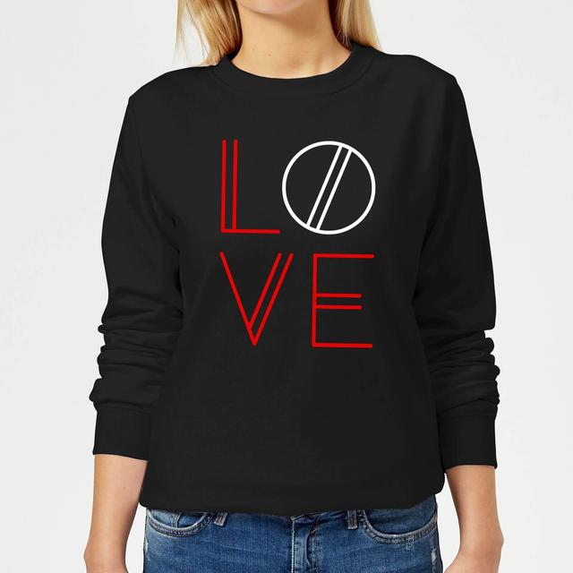 Love Geo Frauen Pullover - Schwarz - XXL - Schwarz on Productcaster.