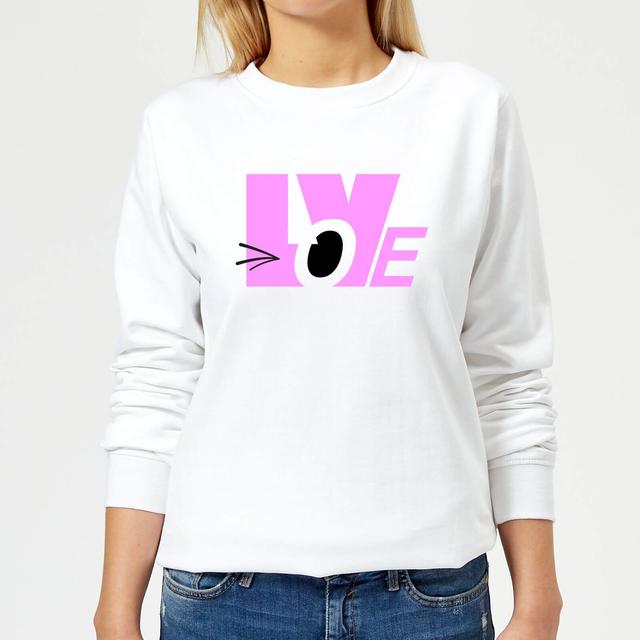 Love Wink Frauen Pullover - Weiß - XXL - Weiß on Productcaster.