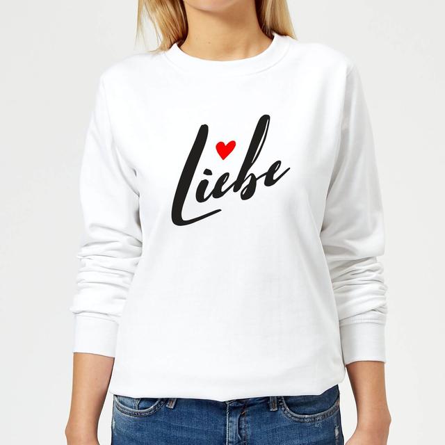 Liebe Frauen Pullover - Weiß - S - Weiß on Productcaster.