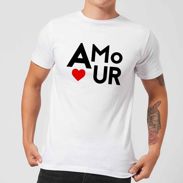 Amour Block T-Shirt - White - M - Weiß on Productcaster.