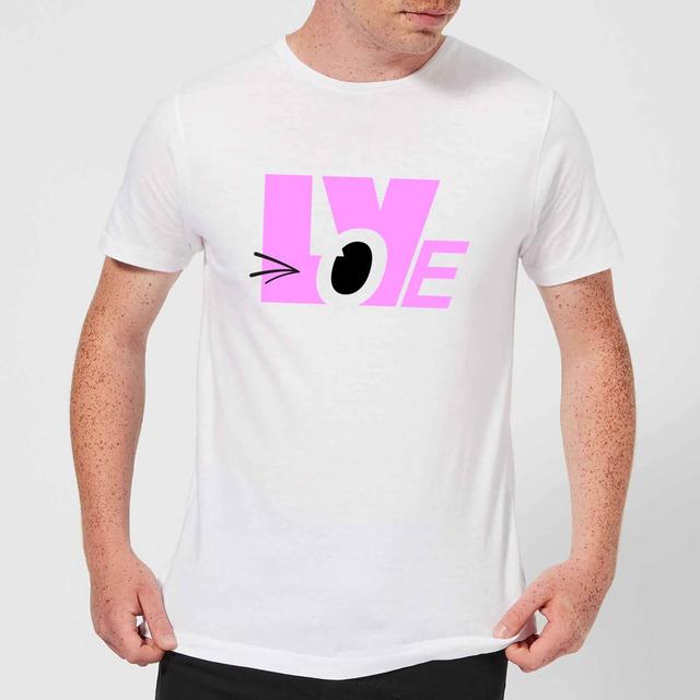 Love Wink T-Shirt - White - XXL - Weiß on Productcaster.