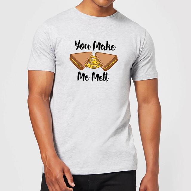 You Make Me Melt T-Shirt - Grey - L - Grau on Productcaster.