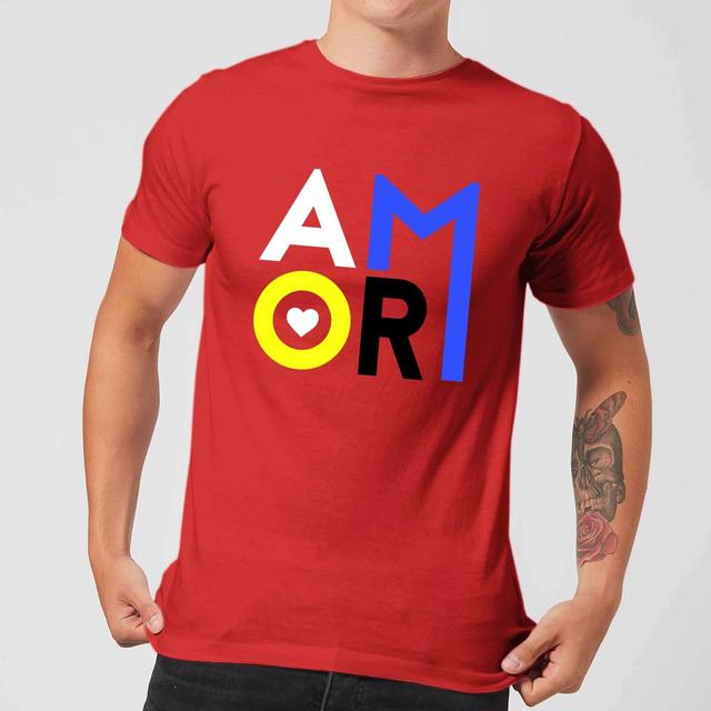 Amor T-Shirt - Red - S - Rot on Productcaster.