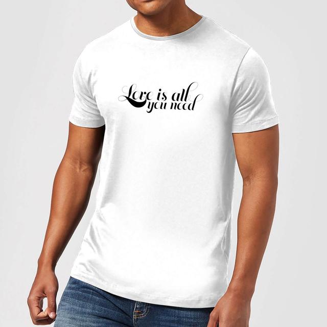 Love Is All You Need T-Shirt - White - L on Productcaster.