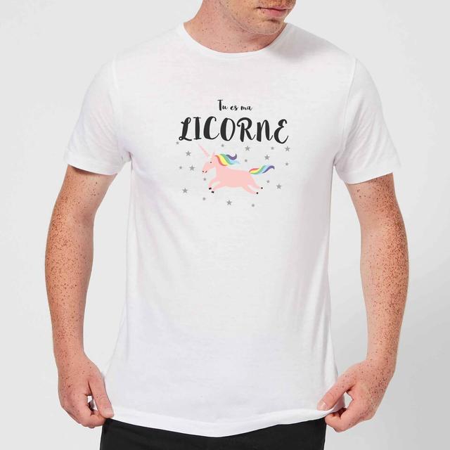 Tu Es Ma Licorne T-Shirt - White - XL - Weiß on Productcaster.