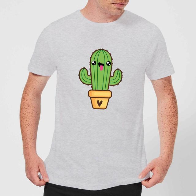 Cactus Love T-Shirt - Grey - XS - Grau on Productcaster.