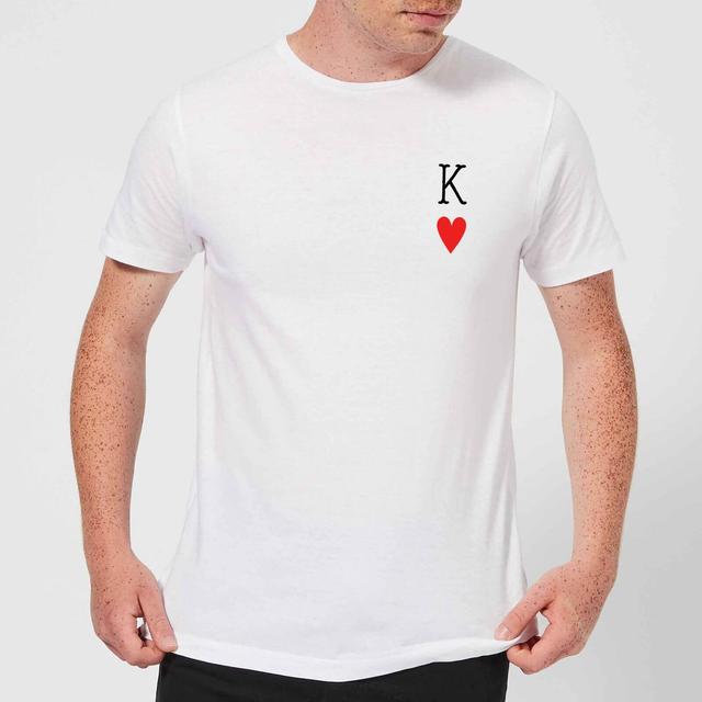 King Of Hearts T-Shirt - White - M on Productcaster.