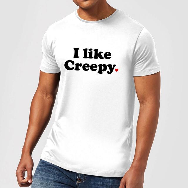 I Like Creepy T-Shirt - White - M - Weiß on Productcaster.