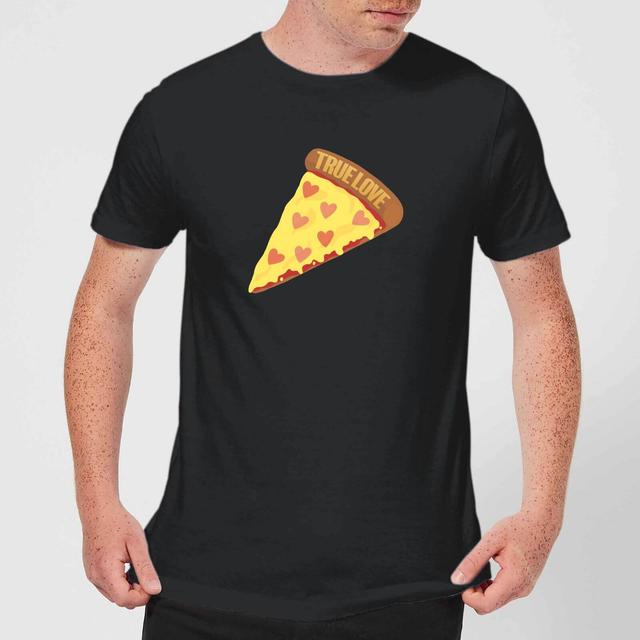 True Love Pizza T-Shirt - Black - XXL - Schwarz on Productcaster.