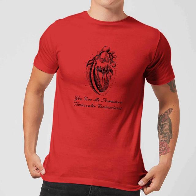 Premature Ventricular Contractions T-Shirt - Red - M - Rot on Productcaster.