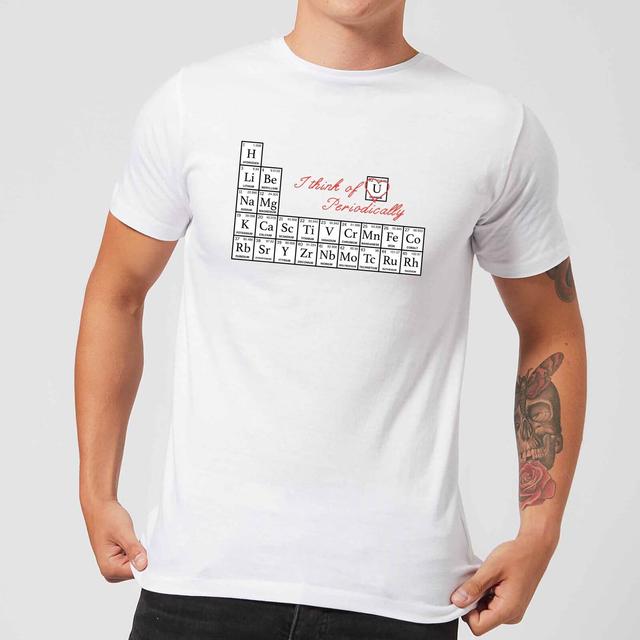 I Think Of You Periodically T-Shirt - White - XL - Weiß on Productcaster.