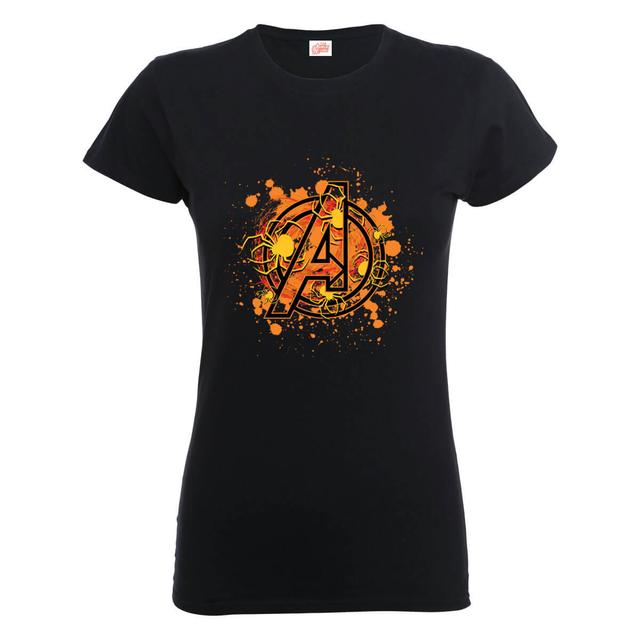 Marvel Avengers Assemble Halloween Spider Logo Women's T-Shirt - Black - M on Productcaster.