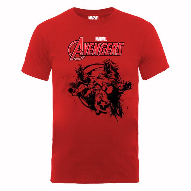 T-Shirt Homme Marvel Avengers - Team Explosion - Rouge - S - Rouge on Productcaster.