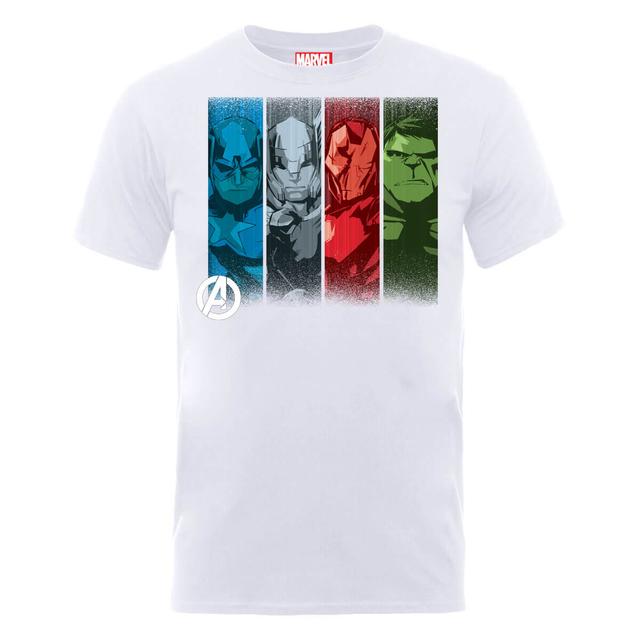 Marvel Avengers Assemble Team Poses T-Shirt - Weiß - XL on Productcaster.