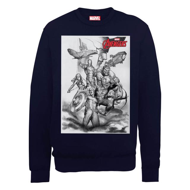 Sweat Homme Marvel Avengers Assemble - Team Croquis - Noir - XXL on Productcaster.