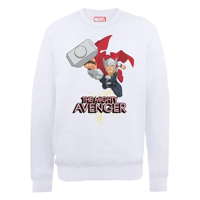 Marvel Avengers Assemble The Mighty Thor Sweatshirt - White - XL - Weiß on Productcaster.