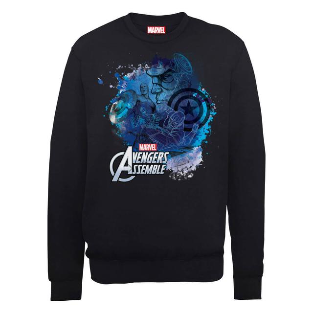 Sudadera Marvel Los Vengadores Montaje Capitán América - Hombre - Negro - M on Productcaster.