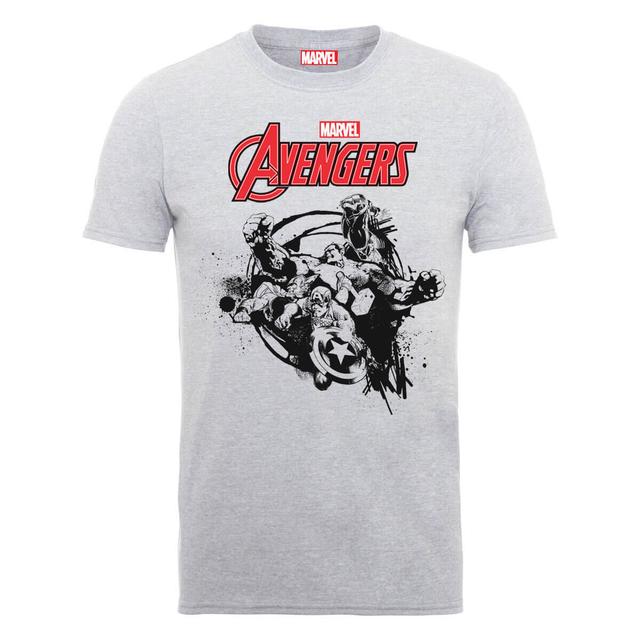 Marvel Avengers Team Burst T-Shirt - Grau - XL on Productcaster.