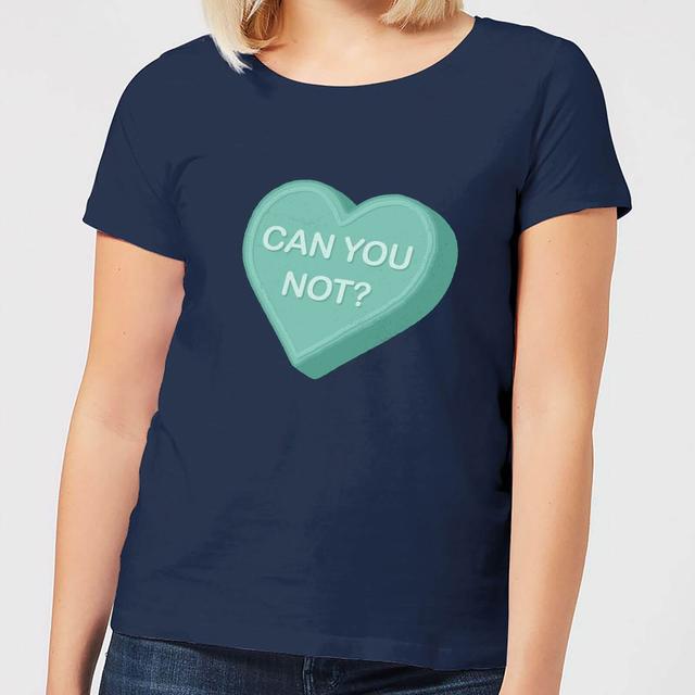 Can You Not Women's T-Shirt - Navy - XXL - Marineblau on Productcaster.