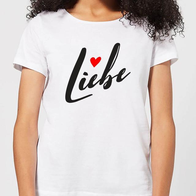 Liebe Women's T-Shirt - White - S - Weiß on Productcaster.